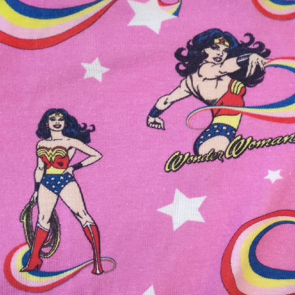 Hanna Andersson Pink Pajama Set with Cartoon and Rainbow Print - Picture 3 of 3